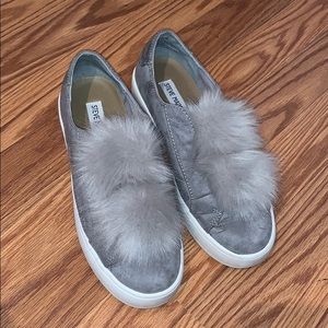 Steve Madden Pom Pom Sneakers
